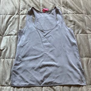 shameless Light Gray  Right Silky  100% Silk Sleeveless Women's Top Size XS